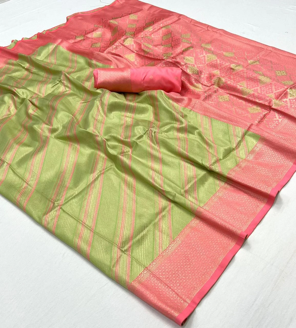 Rajbeer Kalamari Handloom Weaving Silk Wholesale Fancy Sarees Catalog — Wholesale Sarees, MPA wholesale from Surat — view 2
